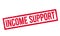 Income Support rubber stamp