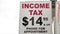 income tax 14 95 15 dollars and up phone for appointment vertical rectangle high