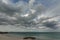 Incoming clouds over Arniston beach