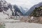 Incoming storm at Lake Grimsel Dam