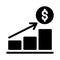 Increase  dollar board chart  setting glyph color icon