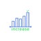 Increase or growth like insight icon