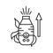 Increase the humidity in room black line icon. The process of creating more comfortable conditions for plants. Pictogram for web