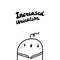 Increased urination early symptom of pregnancy hand drawn illustration with cute marshmallow