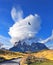 Incredible clouds above the cliffs