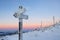 Incredible colorful sunrise over the Alps, shoot from the Sumava hills. Astronomical phenomenon - the Belt of Venus.