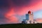 Incredible evening view of Dyrholaey Lighthouse