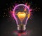 The Incredible Explosion of Energy, a lightbulb\\\'s kaleidoscope of colors.