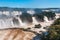 Incredible and gorgeous waterfalls of Iguazu, Brazil