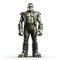 Incredible Hulk Leather Figurine - Isolated Digital Illustration
