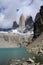 The incredible Laguna Torres, three granite peaks in Patagonia