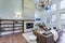 Incredible light and airy living room with high ceiling in a new construction home.