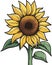 Incredible and lovely sunflower spring summer art