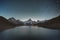 Incredible night view of Bachalpsee lake