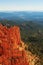 Incredible rock formation. Hoodoos in Bryce Canyon National Park