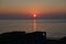 Incredible sunrise overlooking the Black Sea
