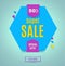 Incredible Wow Sale banner design template. Big super sale special offer, Vector illustration.