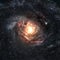 Incredibly beautiful spiral galaxy somewhere in