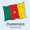 Independence day of Cameroon. Vector illustration