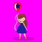 independence day girl balloon 04