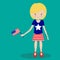 independence day girl flag 02