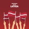 Independence Day of Latvia.