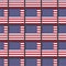 Independence day USA flags seamless pattern United States american symbol freedom national sign vector illustration