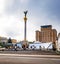 Independence Monument in centre of Kiev, Ukraine