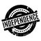 Independence rubber stamp