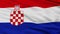 Independent State Of Croatia War Flag Closeup Seamless Loop