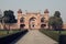 India, Agra - Agra, India 15 february 2013: Akbar\\\'s palace, marble wonder of the world - the tomb of Shah