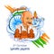 India background for 2nd October Gandhi Jayanti Birthday Celebration of Mahatma Gandhi