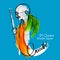 India background for 2nd October Gandhi Jayanti Birthday Celebration of Mahatma Gandhi