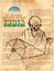 India background for 2nd October Gandhi Jayanti Birthday Celebration of Mahatma Gandhi