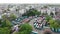 India bus stand government India Gurugram Aerial Stock