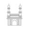 India Charminar icon logo