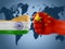 India x China