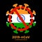 India coronavirus prevention. India flag with corona virus Symbol, covid 2019, vector illustration