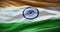 India country flag waving background, 4k backdrop animation