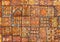 India fabric background patchwork