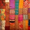 india fabric background patchwork