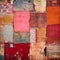 india fabric background patchwork