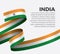 India flag for decorative.Vector background