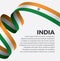 India flag for decorative.Vector background