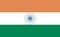 India flag vector graphic. Rectangle Indian flag illustration. India country flag is a symbol of freedom, patriotism and