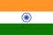 India flag vector.Illustration of India flag