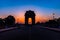 India Gate or All India War Memorial at New Delhi is a triumphal arch architectural style memorial designed by Sir Edwin Lutyens