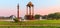 India Gate and the Canopy, beautiful morning panorama