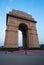 India Gate Evening Blue Sky Vertical