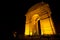 India Gate Memorial Night Moon Horizontal